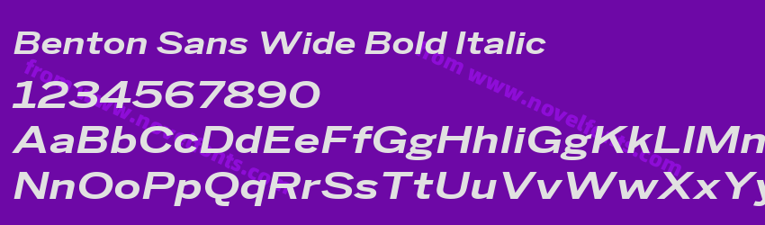 Benton Sans Wide Bold ItalicPreview Benton Sans Wide Bold ItalicPreview