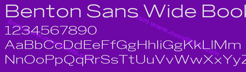 Benton Sans Wide BookPreview Benton Sans Wide BookPreview