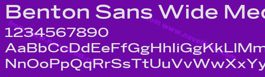 Benton Sans Wide MediumPreview Benton Sans Wide MediumPreview