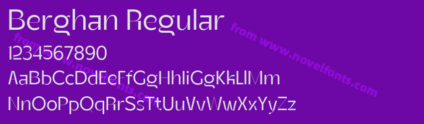 Berghan RegularPreview