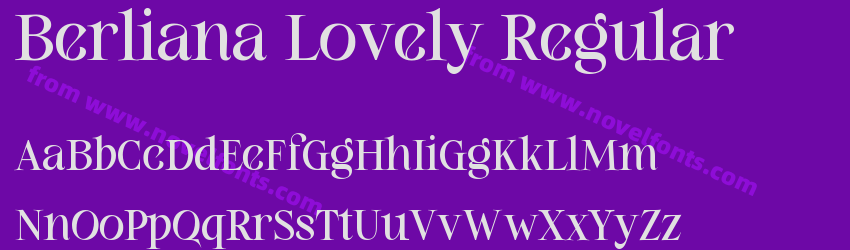 Berliana Lovely RegularPreview Berliana Lovely RegularPreview