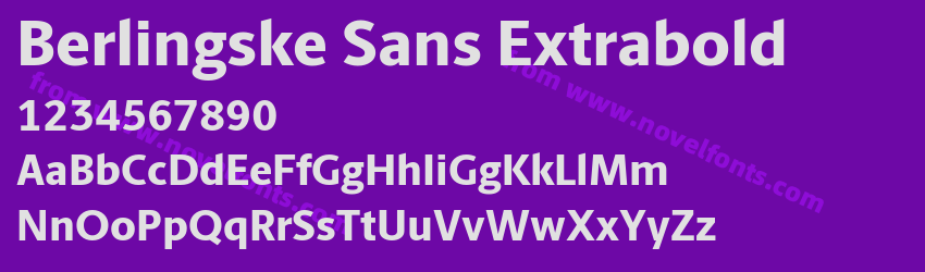 Berlingske Sans ExtraboldPreview Berlingske Sans ExtraboldPreview
