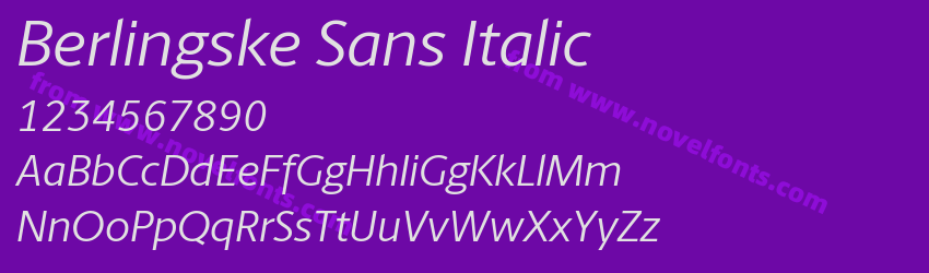 Berlingske Sans ItalicPreview Berlingske Sans ItalicPreview