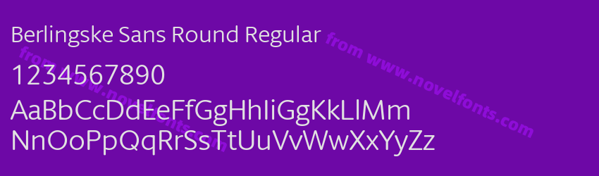 Berlingske Sans Round RegularPreview Berlingske Sans Round RegularPreview
