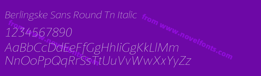 Berlingske Sans Round Tn ItalicPreview Berlingske Sans Round Tn ItalicPreview