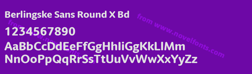Berlingske Sans Round X BdPreview