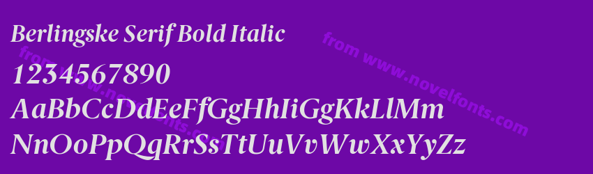Berlingske Serif Bold ItalicPreview Berlingske Serif Bold ItalicPreview