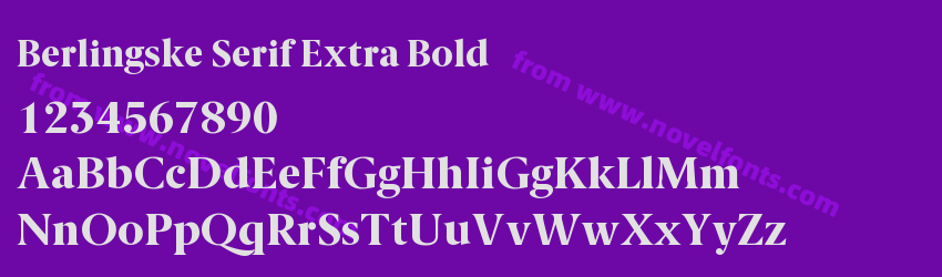 Berlingske Serif Extra BoldPreview