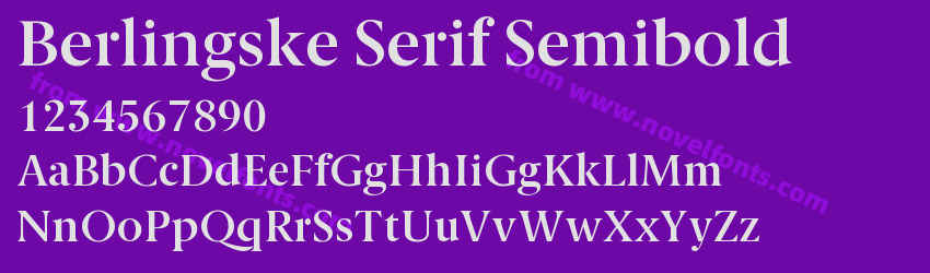 Berlingske Serif SemiboldPreview Berlingske Serif SemiboldPreview
