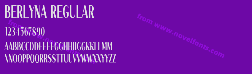 Berlyna RegularPreview Berlyna RegularPreview