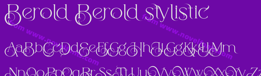 Berold Berold stylisticPreview Berold Berold stylisticPreview