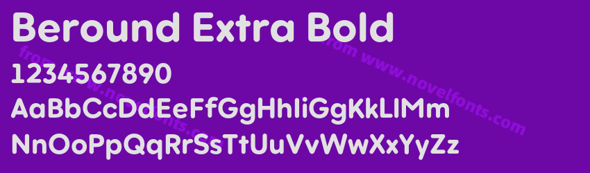 Beround Extra BoldPreview Beround Extra BoldPreview