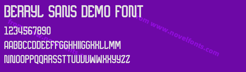 Berryl Sans DEMO fontPreview Berryl Sans DEMO fontPreview