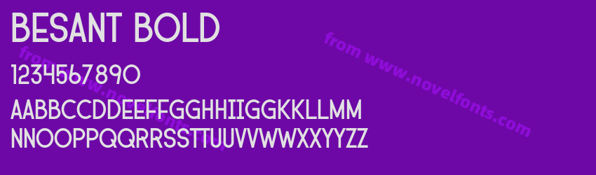 Besant BoldPreview Besant BoldPreview