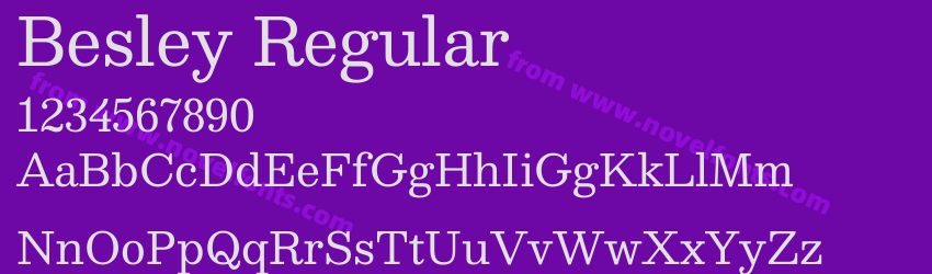 Besley RegularPreview Besley RegularPreview