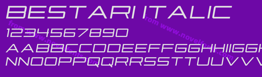 Bestari ItalicPreview Bestari ItalicPreview