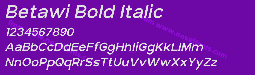 Betawi Bold ItalicPreview Betawi Bold ItalicPreview