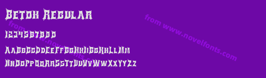 Betok RegularPreview Betok RegularPreview