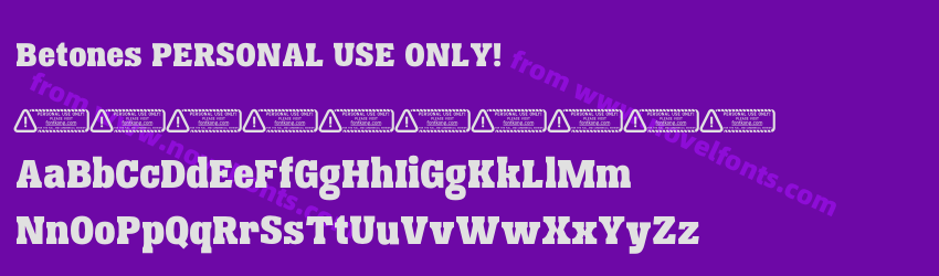 Betones PERSONAL USE ONLY!Preview Betones PERSONAL USE ONLY!Preview