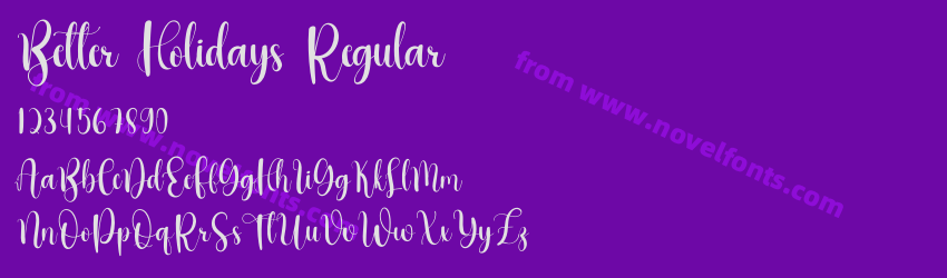 Better Holidays RegularPreview