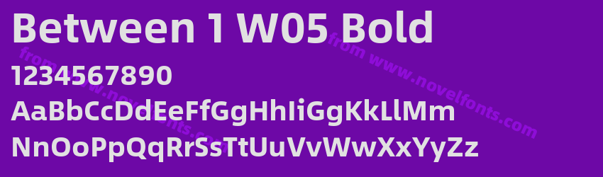 Between 1 W05 BoldPreview Between 1 W05 BoldPreview