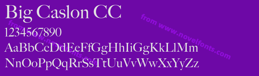 Big Caslon CCPreview