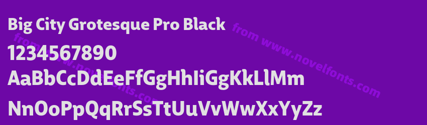 Big City Grotesque Pro BlackPreview Big City Grotesque Pro BlackPreview