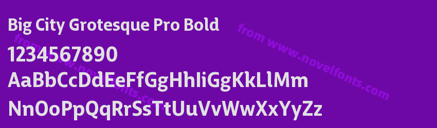 Big City Grotesque Pro BoldPreview Big City Grotesque Pro BoldPreview