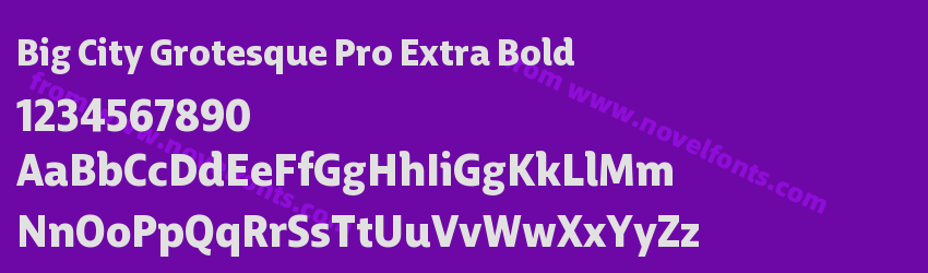 Big City Grotesque Pro Extra BoldPreview Big City Grotesque Pro Extra BoldPreview