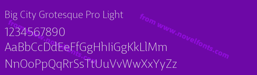 Big City Grotesque Pro LightPreview Big City Grotesque Pro LightPreview