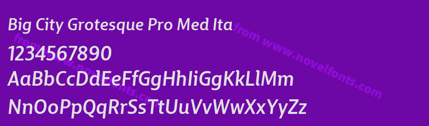 Big City Grotesque Pro Med ItaPreview Big City Grotesque Pro Med ItaPreview