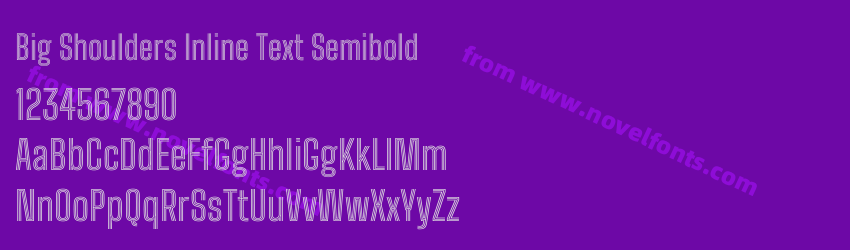 Big Shoulders Inline Text SemiboldPreview Big Shoulders Inline Text SemiboldPreview