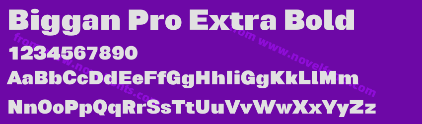 Biggan Pro Extra BoldPreview Biggan Pro Extra BoldPreview