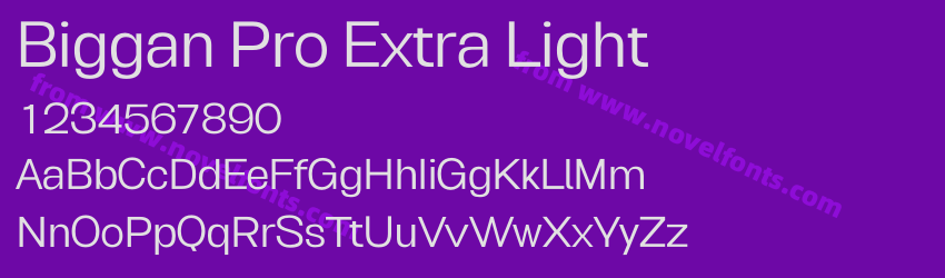 Biggan Pro Extra LightPreview Biggan Pro Extra LightPreview