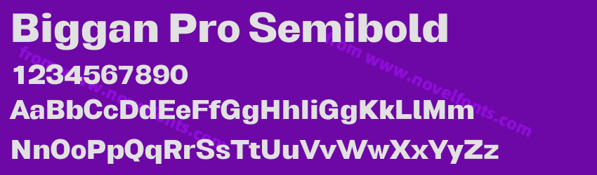 Biggan Pro SemiboldPreview Biggan Pro SemiboldPreview