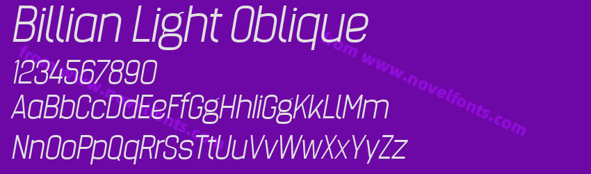 Billian Light ObliquePreview Billian Light ObliquePreview
