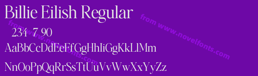 Billie Eilish RegularPreview Billie Eilish RegularPreview