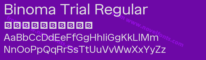 Binoma Trial RegularPreview Binoma Trial RegularPreview