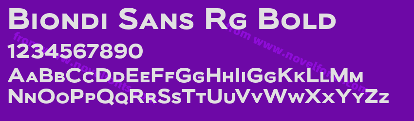 Biondi Sans Rg BoldPreview Biondi Sans Rg BoldPreview
