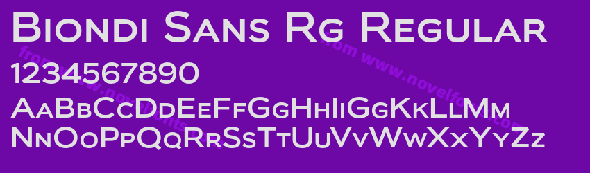 Biondi Sans Rg RegularPreview