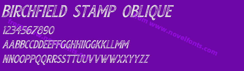 Birchfield Stamp ObliquePreview Birchfield Stamp ObliquePreview