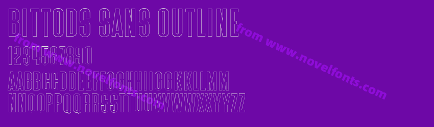 Bittods Sans OutlinePreview