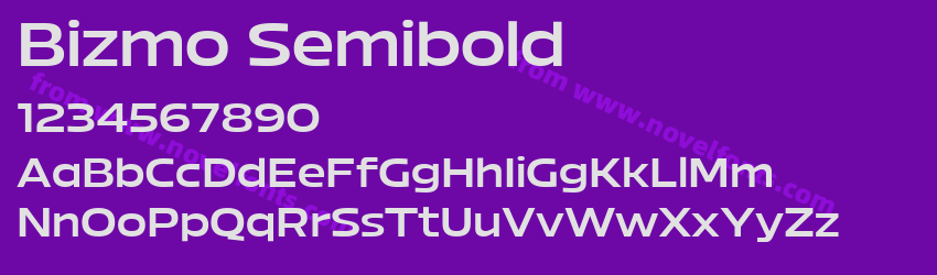 Bizmo SemiboldPreview Bizmo SemiboldPreview