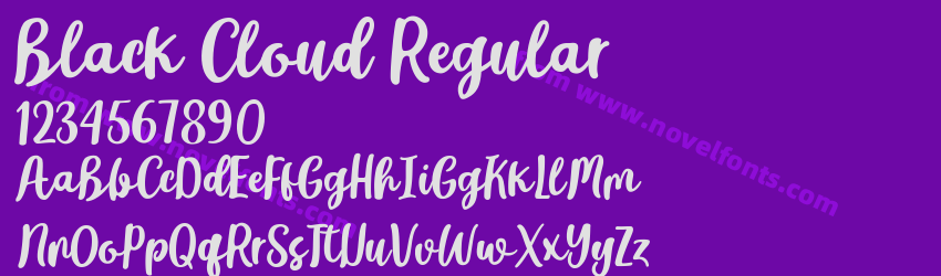 Black Cloud RegularPreview Black Cloud RegularPreview