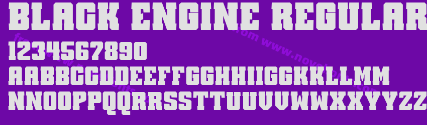 Black Engine RegularPreview Black Engine RegularPreview