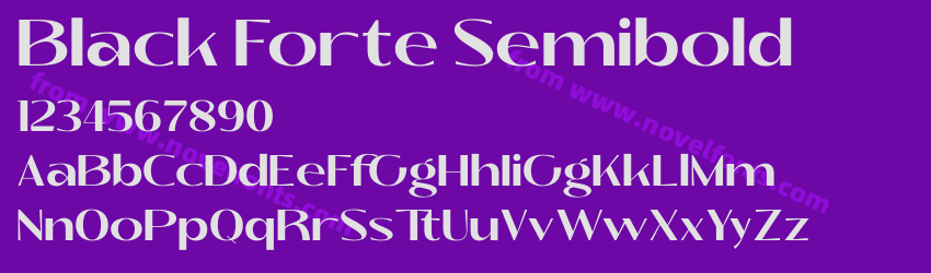 Black Forte SemiboldPreview Black Forte SemiboldPreview
