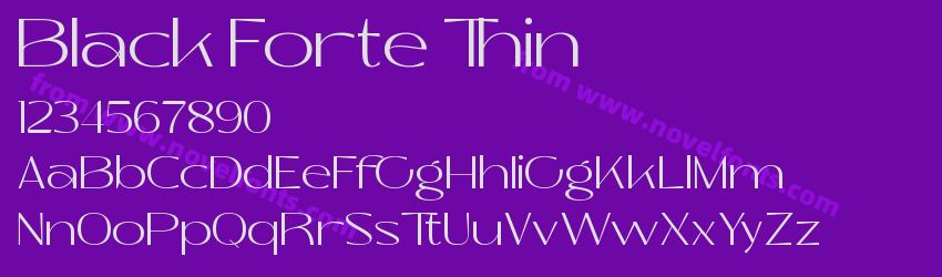 Black Forte ThinPreview