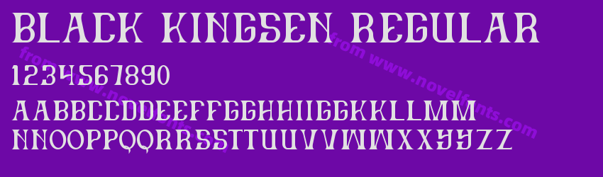 Black Kingsen RegularPreview Black Kingsen RegularPreview