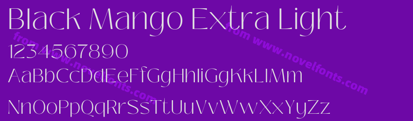 Black Mango Extra LightPreview Black Mango Extra LightPreview