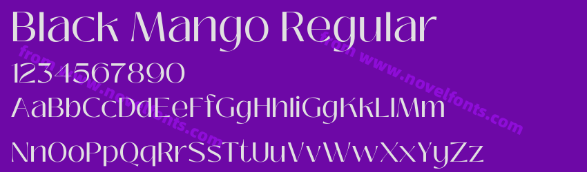 Black Mango RegularPreview